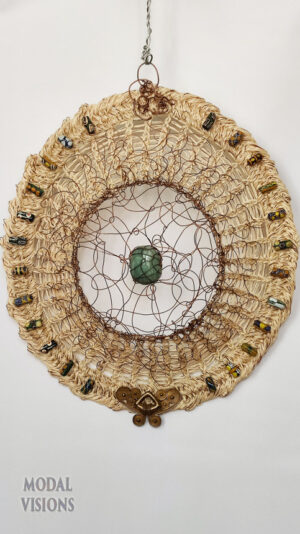 The Amazonite Sundial Mandala Wall Art from MODAL VISIONS by Jacquie Bird, Spiritual Wellness