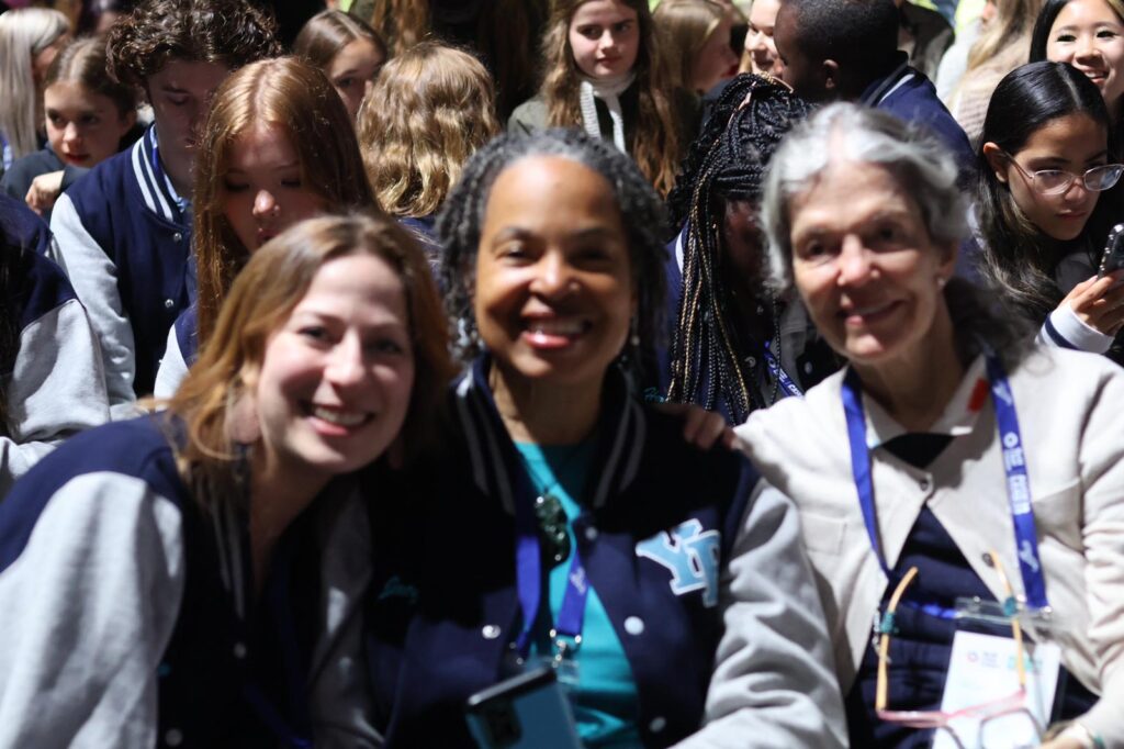 Waiting For The Opening Ceremony at The World Choir Games with Lindz and Deborah in Auckland, NZ 2024