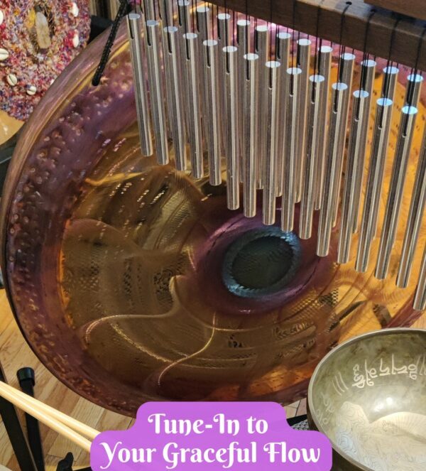 Tune-In To Your Graceful Flow--A Mental Health Tune-Up Guided Meditation with Sound Healing by Jacquie Bird, Spiritual Wellness