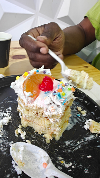 Tres Leches cake devoured by us YUM. Costa Rica, Hello Again: San Jose and the Museo del Oro (the Gold Museum) Jacquie's Mindfulness Musings Blog